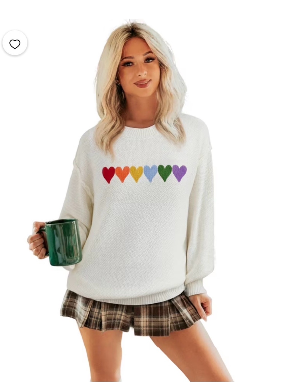 EUC Heart Crew Neck Sweater